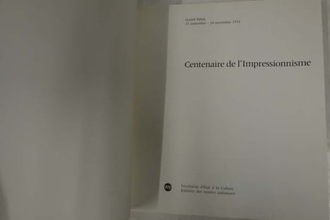 Centenaire de l'impressionnisme. Collectif