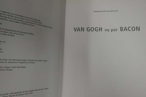 Van Gogh vu par Bacon. Collectif