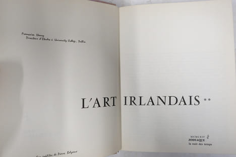 L'art Irlandais Tome II. Zodiaque