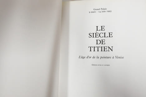 Le siecle de Titien : l'âge d'or de la peinture à Venise. Collectif