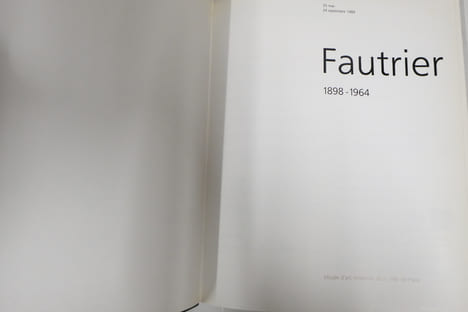 Jean Fautrier 1898-1964. Collectif