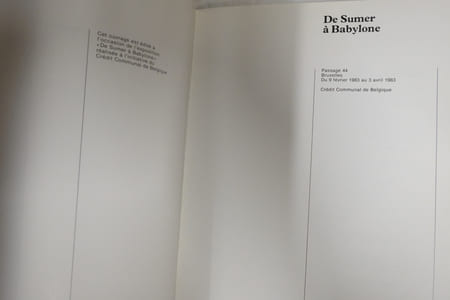 De Sumer à Babylone. Collections du Louvre