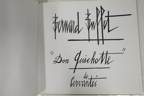 Don Quichotte de Cervantés. Bernard Buffet