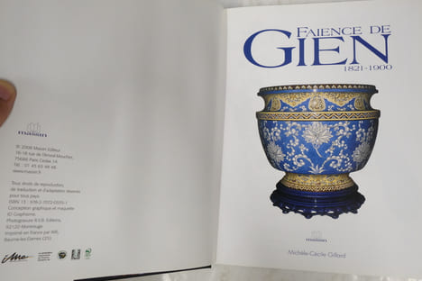 Faïence de Gien 1821-1900. Gillard, Michèle-Cécile