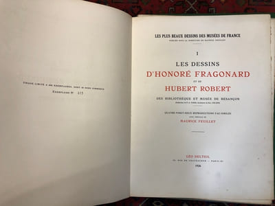 Les dessins d'Honoré Fragonard et de Hubert Robert des bibliothèque et musée de Besançon