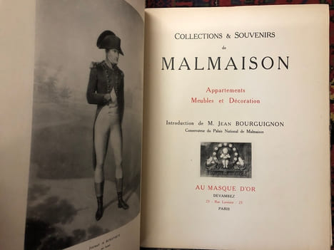 Collections et souvenirs de Malmaison.. Jean Bourguignon