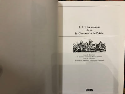 L'art du masque dans la Commedia dell'Arte
