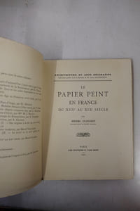 Le papier peint en France du XVIIè au XIXè siècle