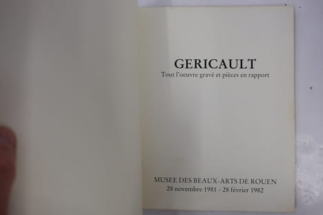 Géricault tout l'oeuvre gravé et pièces en rapport. François Bergot