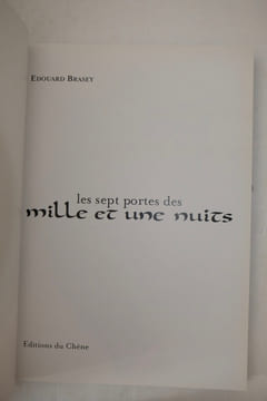 Les sept portes des mille et une nuits. Brasey Edouard