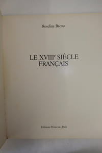 Le XVIIIe Siècle Francais. (Dessins et Aquarelles des Grands Maitres.)