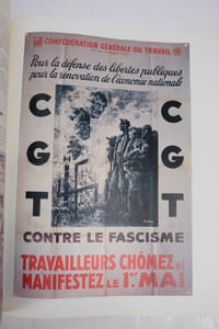 Affiches et luttes syndicales de la CGT