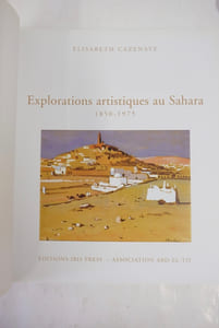 Explorations artistiques au Sahara : 1850-1975