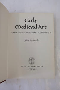EARLY MEDIEVAL ART, CAROLINGIAN, OTTONIAN, ROMANESQUE