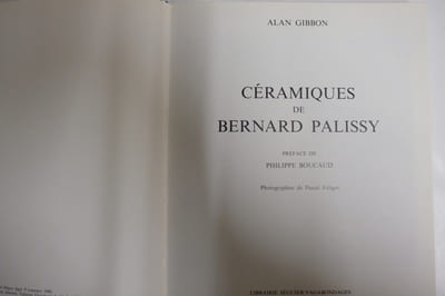 Ceramiques de Bernard Palissy