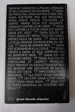 Dictionnaire du dadaïsme. Georges Hugnet