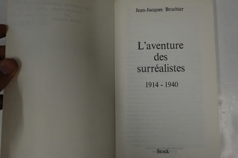 L'Aventure des surréalistes: 1914-1940. Jean-Jacques Brochier