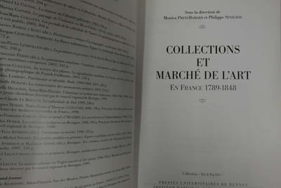 Collections et marché de l'art en France : 1789-1848
