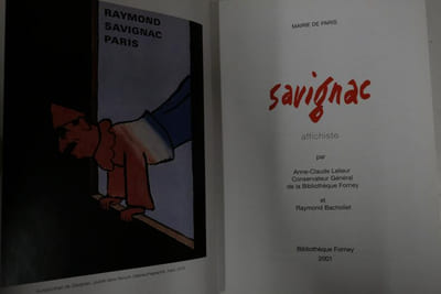 Savignac affichiste : Exposition Paris Bibliothèque Forney (11 septembre 2001-12 janvier 2002)