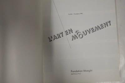 L'art en mouvement