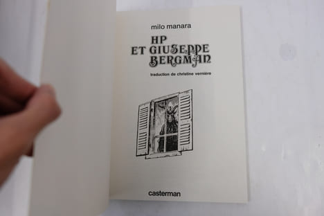 Giuseppe Bergman n°1 - HP et Giuseppe Bergman
. MANARA Milo