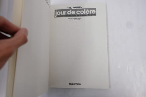 Giuseppe Bergman n°2 - Jour de colère (Les aventures africaines de Giuseppe Bergman)
. MANARA Milo