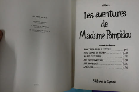 4 bandes dessinées de Série bête et méchante : Les aventures de madame Pompidou; Le journal de Catherine; Les aventures de Tom Blanc X2. Cabu; Willem