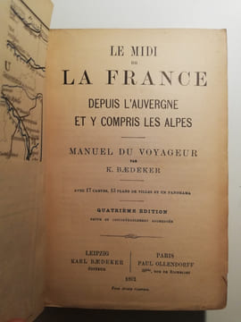 Le Midi de la France. Baedeker Karl