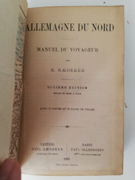 Allemagne du Nord. . Baedeker, Karl