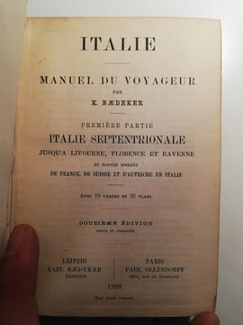 Italie septentrionale. Karl Baedeker