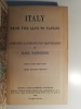 Italy From the Alps to Naples. Baedeker, Karl