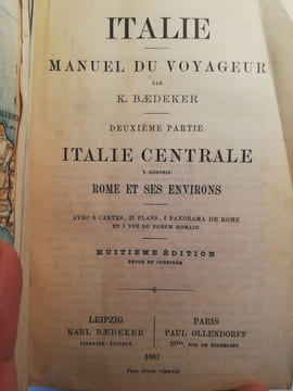ITALIE CENTRALE . Baedeker, Karl