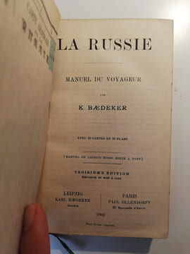 La Russie. Baedeker, Karl