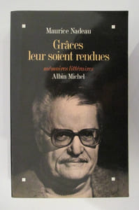 GRACES LEUR SOIENT RENDUES. Mémoires littéraires.