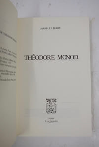 THEODORE MONOD