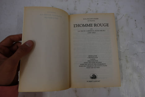 L'homme rouge ou La vie du cardinal de Richelieu: 1585-1642. Roland Mousnier