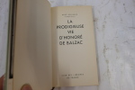 La prodigieuse vie d'Honoré de Balzac. BENJAMIN René