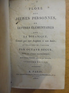 Flore Des Jeunes Personnes Ou Lettres Elémentaires Sur La Botanique