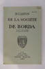 BULLETINS DE LA SOCIETE DE BORDA 1981. 