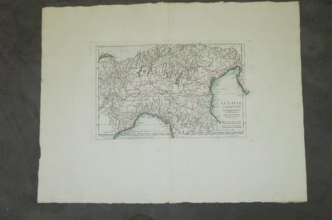 LA GAULE CISALPINE. Pour l'Histoire Romaine de Mr ROLLIN.. Sr. D'ANVILLE