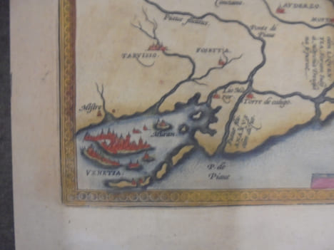 "Fori Iulii Accurata Descriptio - Ortelius 1572 -venetien,Friaul -italien "
Italie ,carte dru Frioul et Venise.(Vénécie). A. Ortelius.