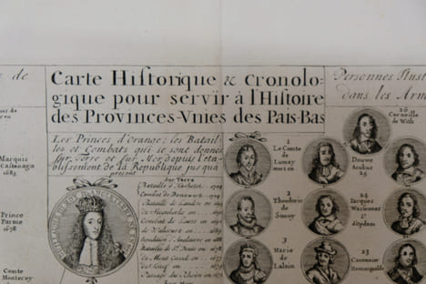 Carte historique et chronologique pour servir à l'histoire des provinces-unies des Païs-Bas.. Henri Abraham Chatelain (1684-1743)