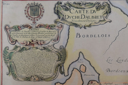 Carte du duché d'Albret