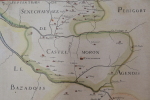 Carte du duché d'Albret. Henri le Roy (17 ème siècle)