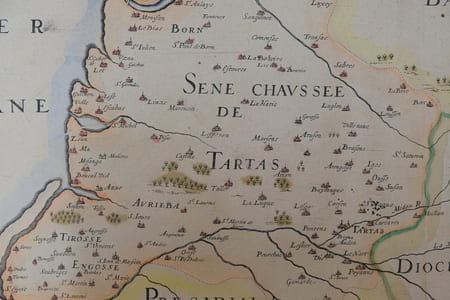 Carte du duché d'Albret