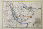 CARTE de L'ARABIE du GOLFE PRESIQUE et de la MER ROUGE avec L'EGYPTE, LA NUBIE et L'ABISSINIE.. 