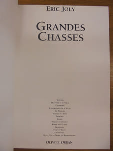 GRANDES CHASSES.