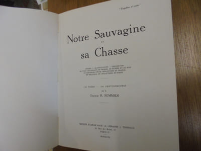 Notre sauvagine et sa chasse