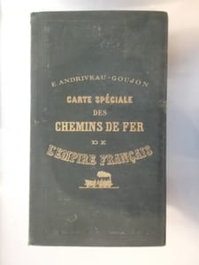CARTE SPECIALE des CHEMINS DE FER de L'EMPIRE FRANCAIS. 1870.