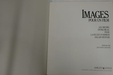 Images pour un film : les décors d'Enki Bilal pour "La vie est un roman" d'Alain Resnais. Resnais Alain; Bilal Enki